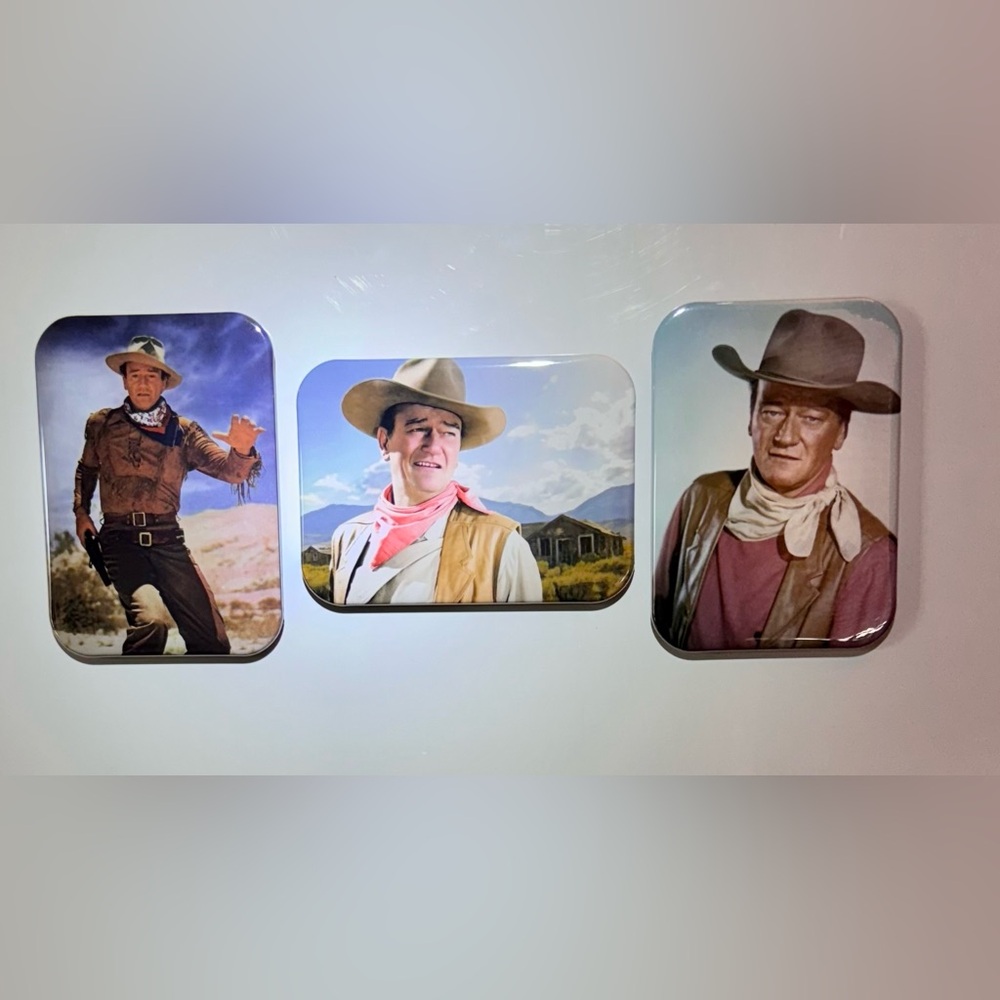 John Wayne Magnets Bundle of 3